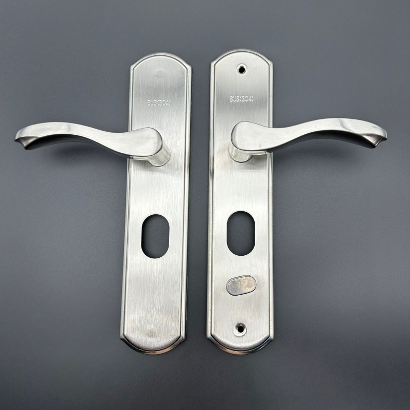 Bejárati ajtó kilincs zár – 304 rozsdamentes acél, modell 906, Superior márka