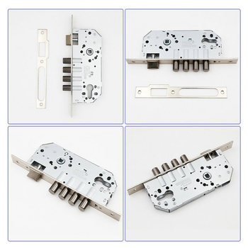 Zártest cilinderes zárhoz, 304 rozsdamentes acélból, modell 8540, biztonsági, irodai és lakásajtókhoz