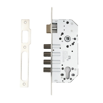 Zártest cilinderes zárhoz, 304 rozsdamentes acélból, modell 8540, biztonsági, irodai és lakásajtókhoz