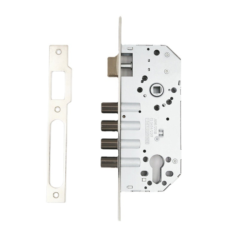 Zártest cilinderes zárhoz, 304 rozsdamentes acélból, modell 8540, biztonsági, irodai és lakásajtókhoz
