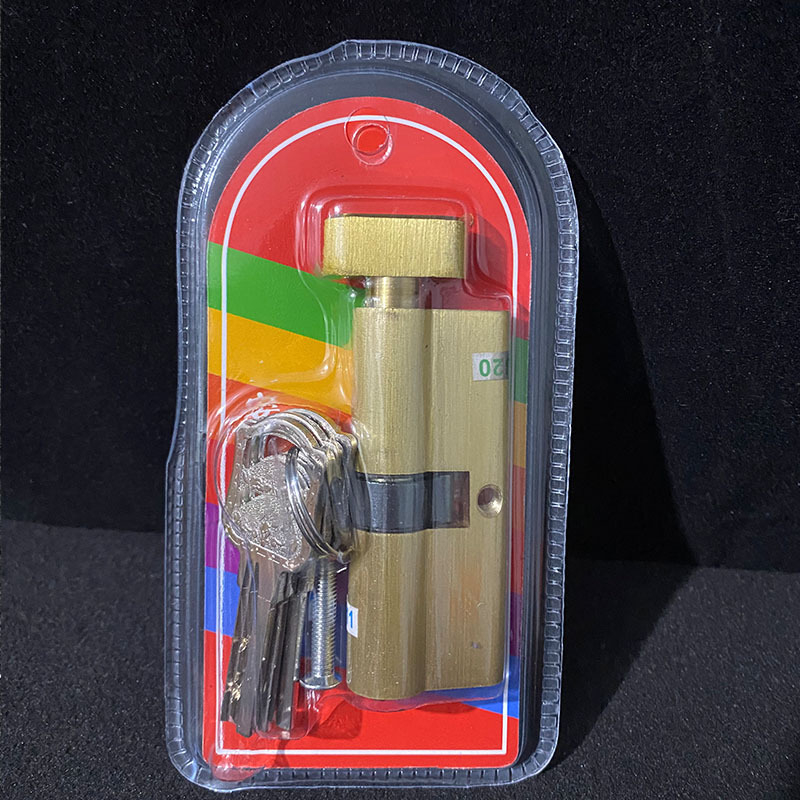 Cilindar brava od čistog bakra za unutarnje vrata, za spavaću sobu, drvena vrata, moderni minimalistički stil, težina oko 0,25 kg.