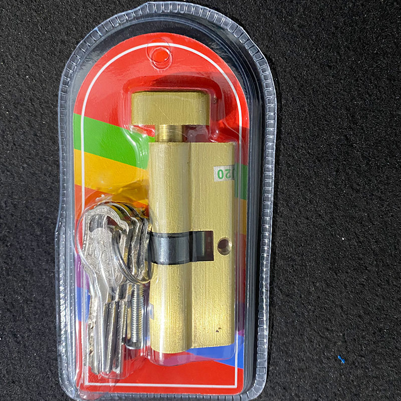Cilindar brava od čistog bakra za unutarnje vrata, za spavaću sobu, drvena vrata, moderni minimalistički stil, težina oko 0,25 kg.