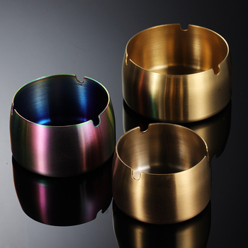 Scrumiieră din oțel inoxidabil 018 cu capac anti-vânt – durabilitate de hotel, imprimare logo, etichetă privat, cadou promoțional