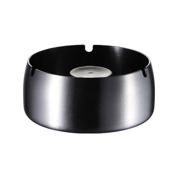 Scrumiieră din oțel inoxidabil 018 cu capac anti-vânt – durabilitate de hotel, imprimare logo, etichetă privat, cadou promoțional