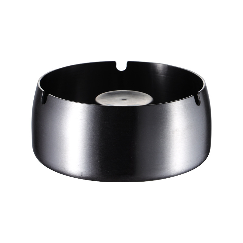 Scrumiieră din oțel inoxidabil 018 cu capac anti-vânt – durabilitate de hotel, imprimare logo, etichetă privat, cadou promoțional