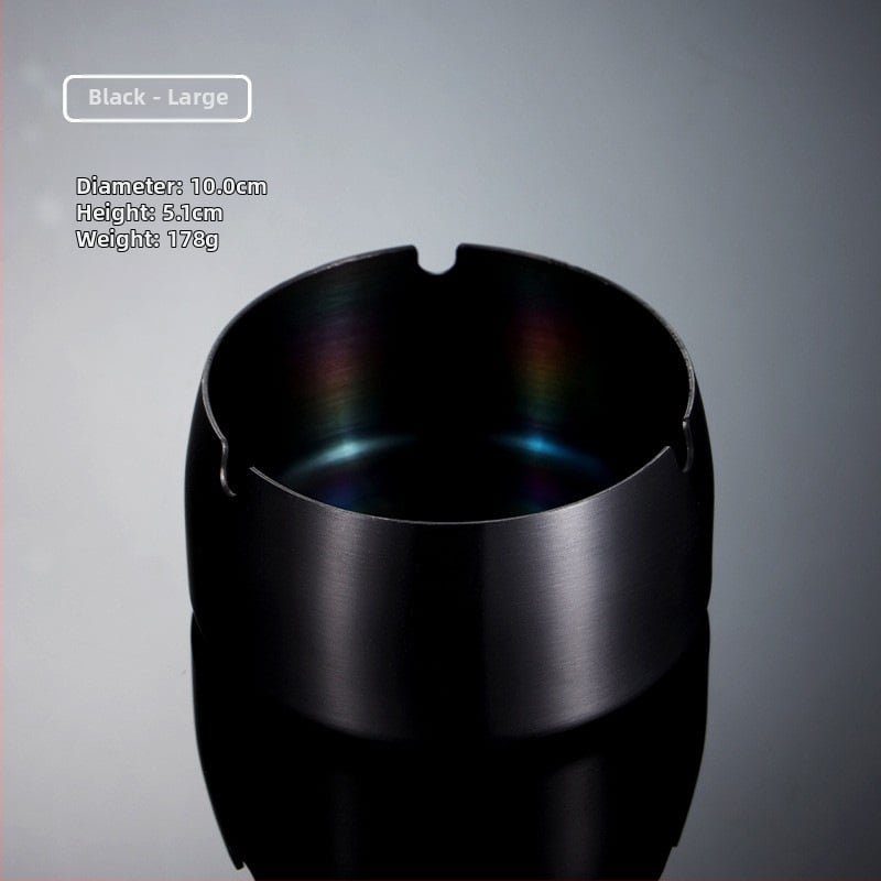 Scrumiieră din oțel inoxidabil 018 cu capac anti-vânt – durabilitate de hotel, imprimare logo, etichetă privat, cadou promoțional