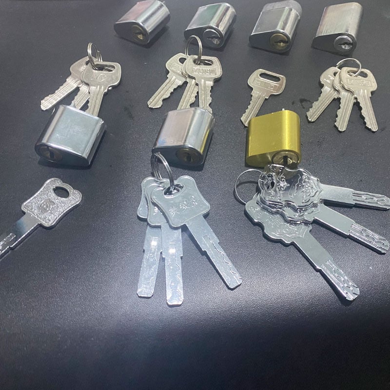 Cilindar za zaključavanje vrata požara, materijal aluminij/mesing, model Fireproof lock cylinder, moderni minimalistički stil