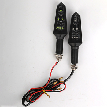 LED tekući pokazivač smjera za motocikl – 12V, ABS plast, model DYQ-003 stalno uključeno, 3000K
