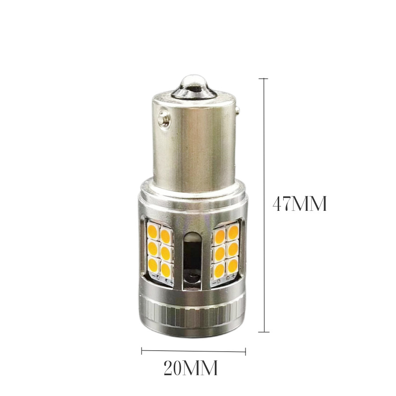 Bear light LED pokazivač automobila za T20 1156/7440, 27W, 10-30V, 3030 LED, s ventilatorom