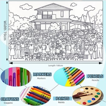 Detská deka s graffiti a karikatúrami - Oxford látka, jahňacia vlna, prateľná, prispôsobiteľná
