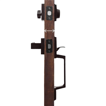 HMD mehanička brava za unutarnja vrata od cinkove legure, moderan minimalistički dizajn, pogodna za sobu/spavaću sobu/stan (Model HMD)
