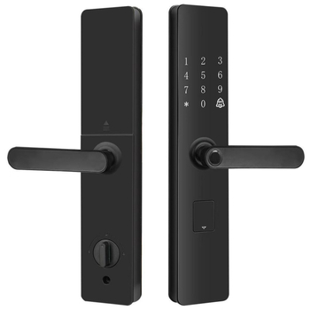 Ημι-αυτόματη Έξυπνη Κλειδαριά Ασφαλείας για Πόρτα Εισόδου — 100 αποτυπώματα, >20.000 ξεκλειδώσεις, χρόνος σάρωσης <0.1 s, ποσοστό ψευδούς αναγνώρισης <0.1%, παροχή DC