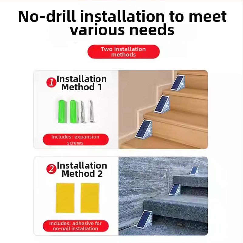 Εξωτερικό ηλιακό φωτιστικό σκαλοπατιών με LED, IP66 αδιάβροχο, 3,6W, χρόνος λειτουργίας 6–12 ωρών, μοντέλο Gale 2835