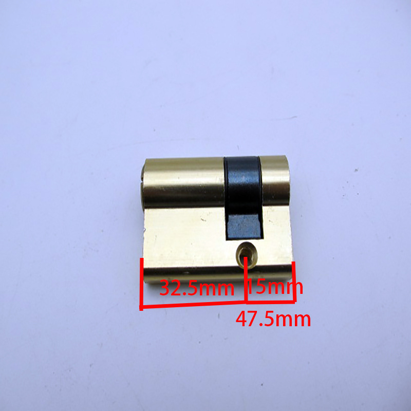 Cilindar za zaključavanje s otiskom prsta | tijelo s aluminijskim omotačem preko bakra | Model 021 | za inženjerska vrata | moderan i jednostavan stil | težina 0,1 kg