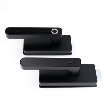 G7 ηλεκτρονικό κλείδωμα για πόρτα από γυαλί με δακτυλικό αποτύπωμα και κωδικό, χωρητικότητα 50 αποτυπωμάτων, σάρωση <0,1 s, >10 000 ξεκλειδώσεις, τροφοδοσία DC