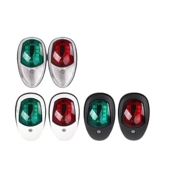 LED navigacijsko morsko svjetlo za brodove i jahte – pramensko signalno svjetlo i upozoravajuće svjetlo, 12V, 3.6W, ABS, Model Section 01