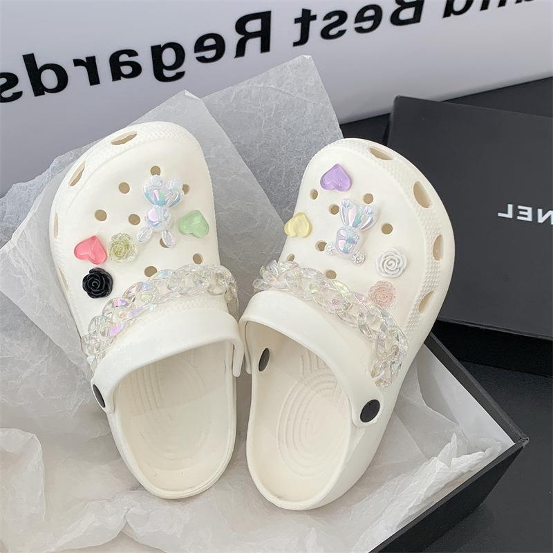 Crocs kiegészítők szandálokhoz — Xiaosendou virágos cipő dekoráció, egész évben (nyár, tavasz, ősz, tél)