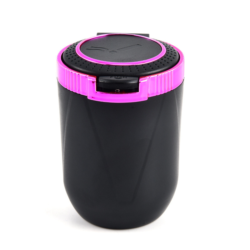 Automobilski pepeljak s poklopcem, ABS + metalni unutarnji sloj; model 69; proces ubrizgavanja; težina 100 g; univerzalno za vozila