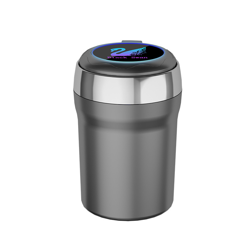 Inteligentna pepeljara za automobil s RGB dišućim svjetlom, ABS/keramika, modeli Y12/Y13, težina 275 g/175 g, mogućnost prilagodbe