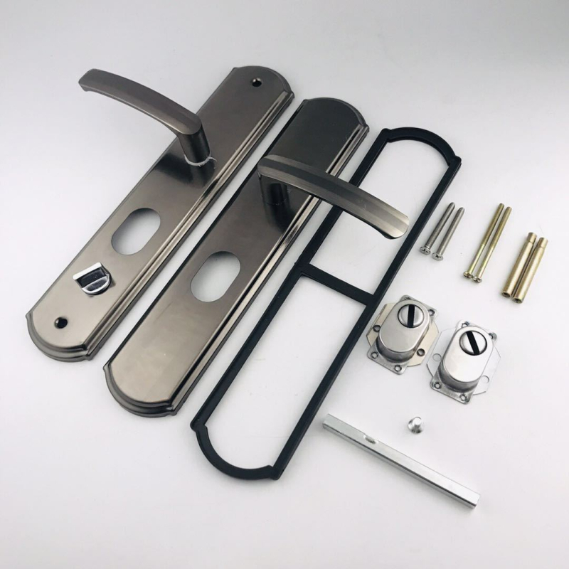 Panel brave na vrata – željezno tijelo; marka EIMING/WEI Ming; model Anti-theft door lock panel-iron; stil moderni minimalistički