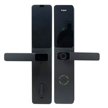 B02 Ημι-αυτόματη ηλεκτρονική κλειδαριά πόρτας με αποτύπωμα και κωδικό πρόσβασης για οικία και μικρό γραφείο