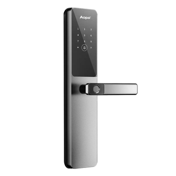 B02 Ημι-αυτόματη ηλεκτρονική κλειδαριά πόρτας με αποτύπωμα και κωδικό πρόσβασης για οικία και μικρό γραφείο