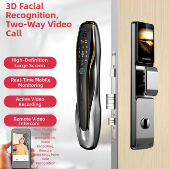 Paramei 1 Inteligentná zámka na dvere – 3D rozpoznávanie tváre, dlaňová žilová identifikácia, otlačok prsta a heslo