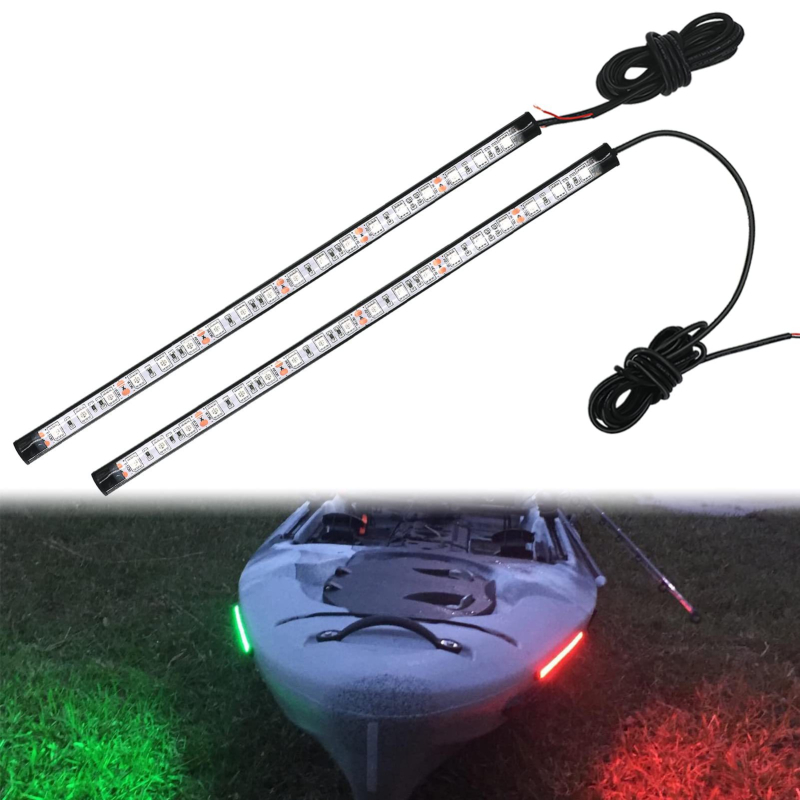 Priključna LED navigacijska svjetiljka za palubu, silikon, 10W, 12V, IP67