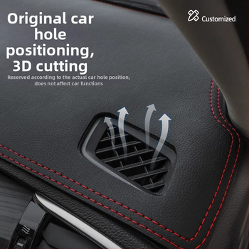 Kožni podmetač ploče za zaštitu od odsjaja, s dvostrukom linijom, prilagodljiv, pogodan za sve sezone, Luochi