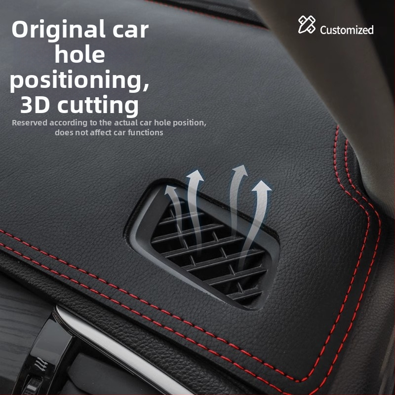 Kožni podmetač ploče za zaštitu od odsjaja, s dvostrukom linijom, prilagodljiv, pogodan za sve sezone, Luochi