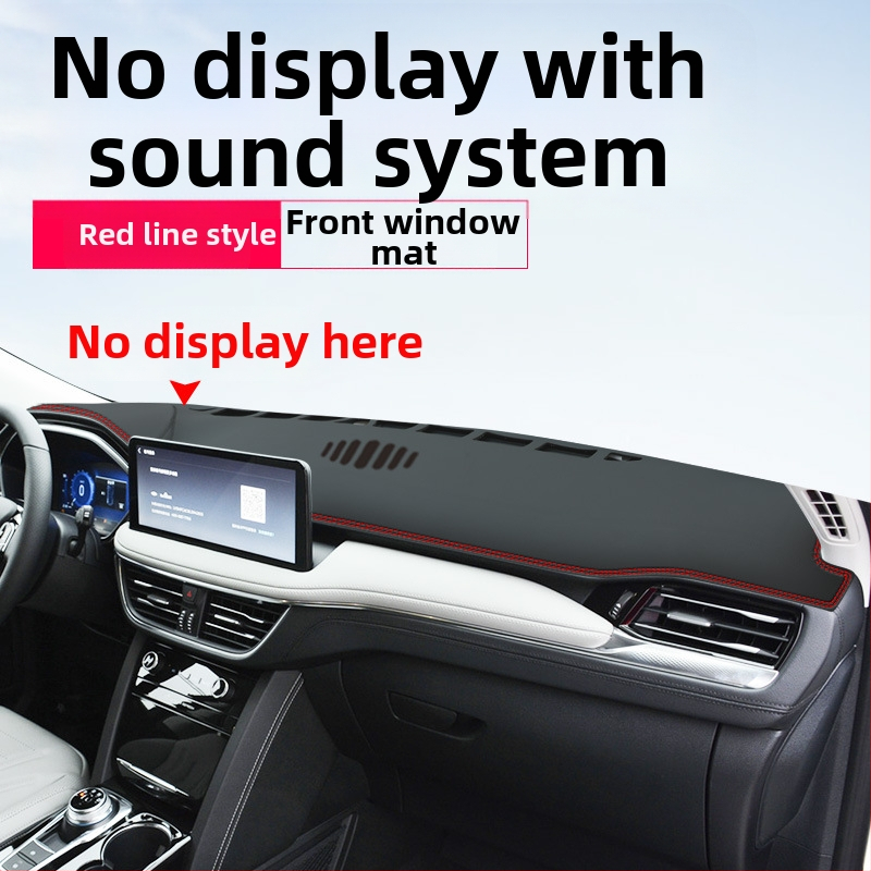 Kožni podmetač ploče za zaštitu od odsjaja, s dvostrukom linijom, prilagodljiv, pogodan za sve sezone, Luochi