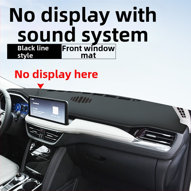 Kožni podmetač ploče za zaštitu od odsjaja, s dvostrukom linijom, prilagodljiv, pogodan za sve sezone, Luochi