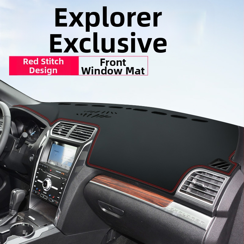 Kožni podmetač ploče za zaštitu od odsjaja, s dvostrukom linijom, prilagodljiv, pogodan za sve sezone, Luochi