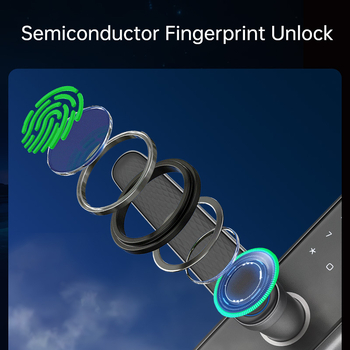 Έξυπνη κλειδαριά πόρτας ξενοδοχείου/διαμερίσματος με ανάγνωση δακτυλικού αποτυπώματος και πρόσβαση με κάρτα, PIN, δυναμικό κωδικό και IC κάρτα (Tuya 2.4G WiFi, μοντέλο Td-w6-b, mortise 5050/6068/6072/6085)