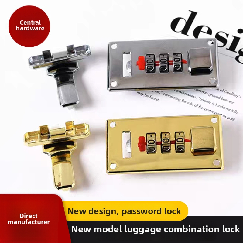 Trodijna digitalna brava za kutiju alata, tijelo od cinkovog legura, debljina zaključne šipke 65, razmak šipki 65×29