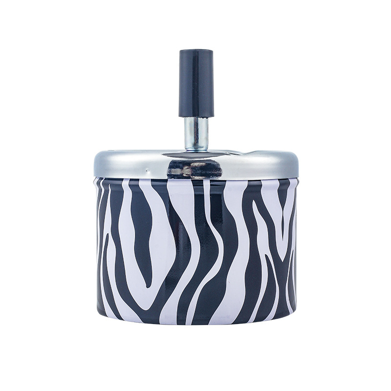 Scrumieră metalică cu spațiu decorativ și depozitare, Cookbool, design modern minimalist, personalizabil