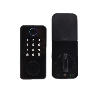 Smart Maker Af05 Κλειδαριά πόρτας με αποτύπωμα - 100 αποθηκευμένα δακτυλικά, 100000 κύκλοι ξεκλειδώματος, σάρωση <1s, τροφοδοσία DC, ξεκλείδωμα με κωδικό/κλειδί/απομακρυσμένο
