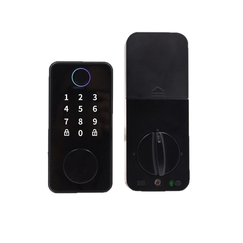 Smart Maker Af05 Κλειδαριά πόρτας με αποτύπωμα - 100 αποθηκευμένα δακτυλικά, 100000 κύκλοι ξεκλειδώματος, σάρωση <1s, τροφοδοσία DC, ξεκλείδωμα με κωδικό/κλειδί/απομακρυσμένο