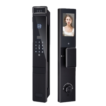 Pametna brava za vrata s 3D prepoznavanjem lica, dlanske vene i otisak prsta, lozinka i upravljanje putem aplikacije (50 otisaka, 10.000+ otključavanja, skeniranje <2s, FAR 1%, FRR <1%)