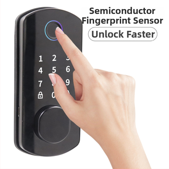 AF07 Smart zámok - odtlačok prstu a heslo, 100 odtlačkov, 100000+ odomknutí, sken <1 s, falošná identifikácia <0,001%, prevádzková teplota -20°C až 70°C