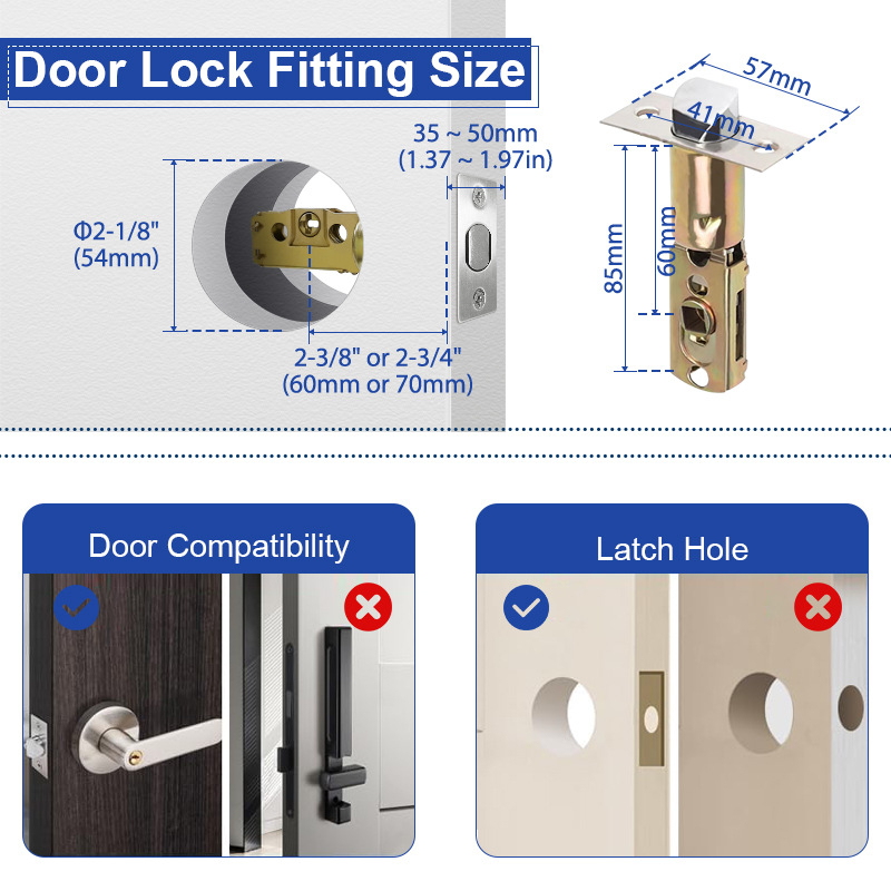 Încuietoare cu amprentă sferică, Bluetooth – Lacăt inteligent pentru casă/oficiu, gestionare de la distanță (Stocare amprente: 20; Ciclu de deblocare: >100000; Timp de deblocare: <1s; Rată de recunoaștere falsă: <0.0001%)