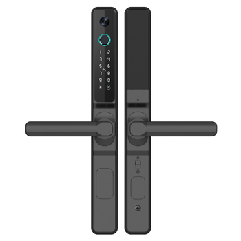 Έξυπνο κλείδωμα από κράμα αλουμινίου με WiFi, ανάγνωσης δακτυλικού αποτυπώματος και κάμερα παρατήρησης για συρόμενες πόρτες, αδιάβροχο