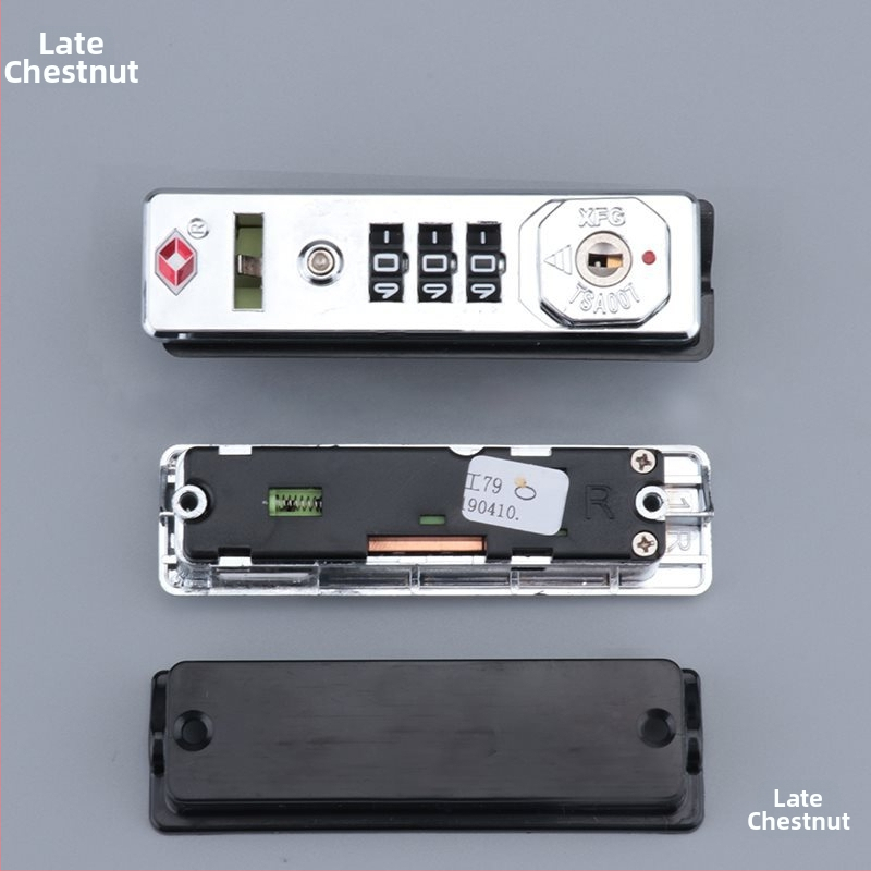 Κλειδαριά αποσκευών με κωδικό — πλευρική κλειδαριά βαλίτσας (Κατηγορία: αξεσουάρ αποσκευών; Τύπος κλειδαριάς: κωδικός; Θέση: πλευρική)