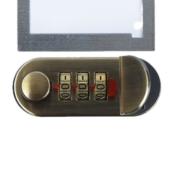 Bilježnica s numeričkim zaključavanjem, CG-laptop lock serija; materijal: cink i željezo; primjena: torbe, kutije za poklone; tip: brojčani; stil: moderni minimalistički dizajn.