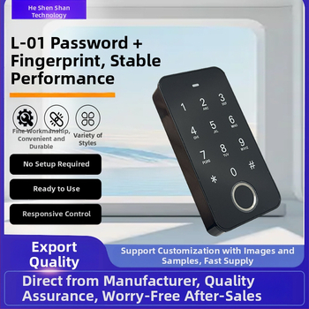 Dulap de locker cu închidere prin amprentă și parolă; model L-01; personalizare disponibilă; marcă HSS; potrivit pentru sala de sport, saună și vestiarele personalului