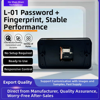 Dulap de locker cu închidere prin amprentă și parolă; model L-01; personalizare disponibilă; marcă HSS; potrivit pentru sala de sport, saună și vestiarele personalului