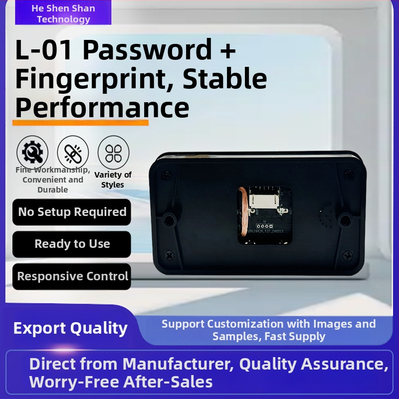 Dulap de locker cu închidere prin amprentă și parolă; model L-01; personalizare disponibilă; marcă HSS; potrivit pentru sala de sport, saună și vestiarele personalului