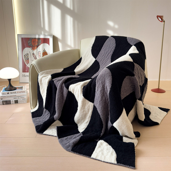 Bowknot kanapé takaró – poliészter, 1,0–1,5 kg, négy évszak, egyszínű minta, rajzfilm stílus