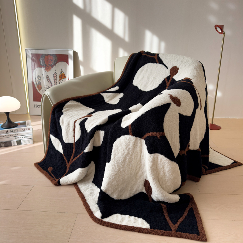 Bowknot kanapé takaró – poliészter, 1,0–1,5 kg, négy évszak, egyszínű minta, rajzfilm stílus