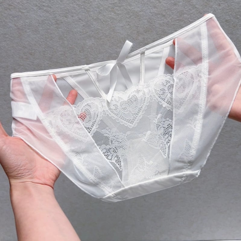 Chrono Cross čipkaste gaćice s prorezima, srednji pojas, 90% najlon, pamukasti gusset, prozračne, podižu bokove, nevidljive